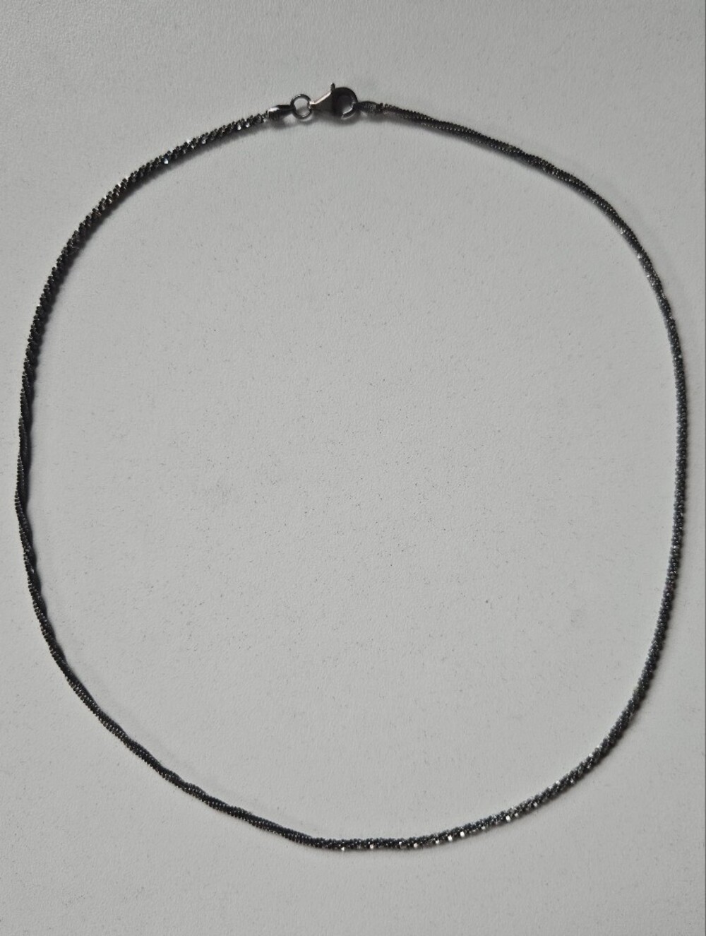 Sterling Twisted Ribbon Chain Necklace